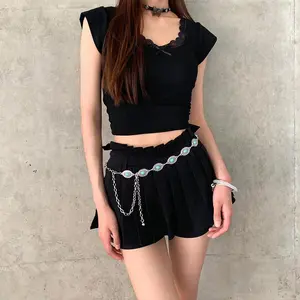 Western Belts for Women, Cowgirl Gold Chain Belt, Metal Concho Belts for women Dresses Jeans Country Concert Outfit Metal Waist Chain Link Belt for Women Western Cowgirl Boho Turquoise Belts for Dress Jeans Country Concert Outfit