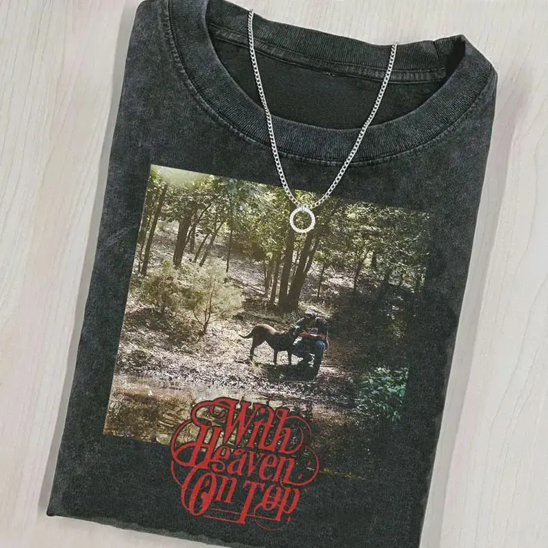 Comfort Color ZB With Heaven On Tour T-Shirt, Longhorn Skull Zac Shirt, Country Music Fan Gift Comfort Cloud Tee Movie Tee, Gift For Men & Women