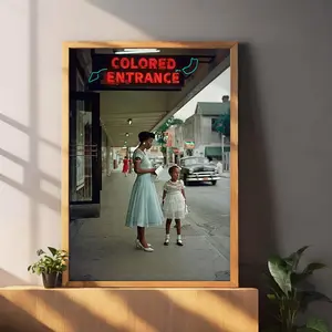 African American Print, Vintage Photo Print, Black and White, Vintage Photo, Civil Rights Poster - no frame