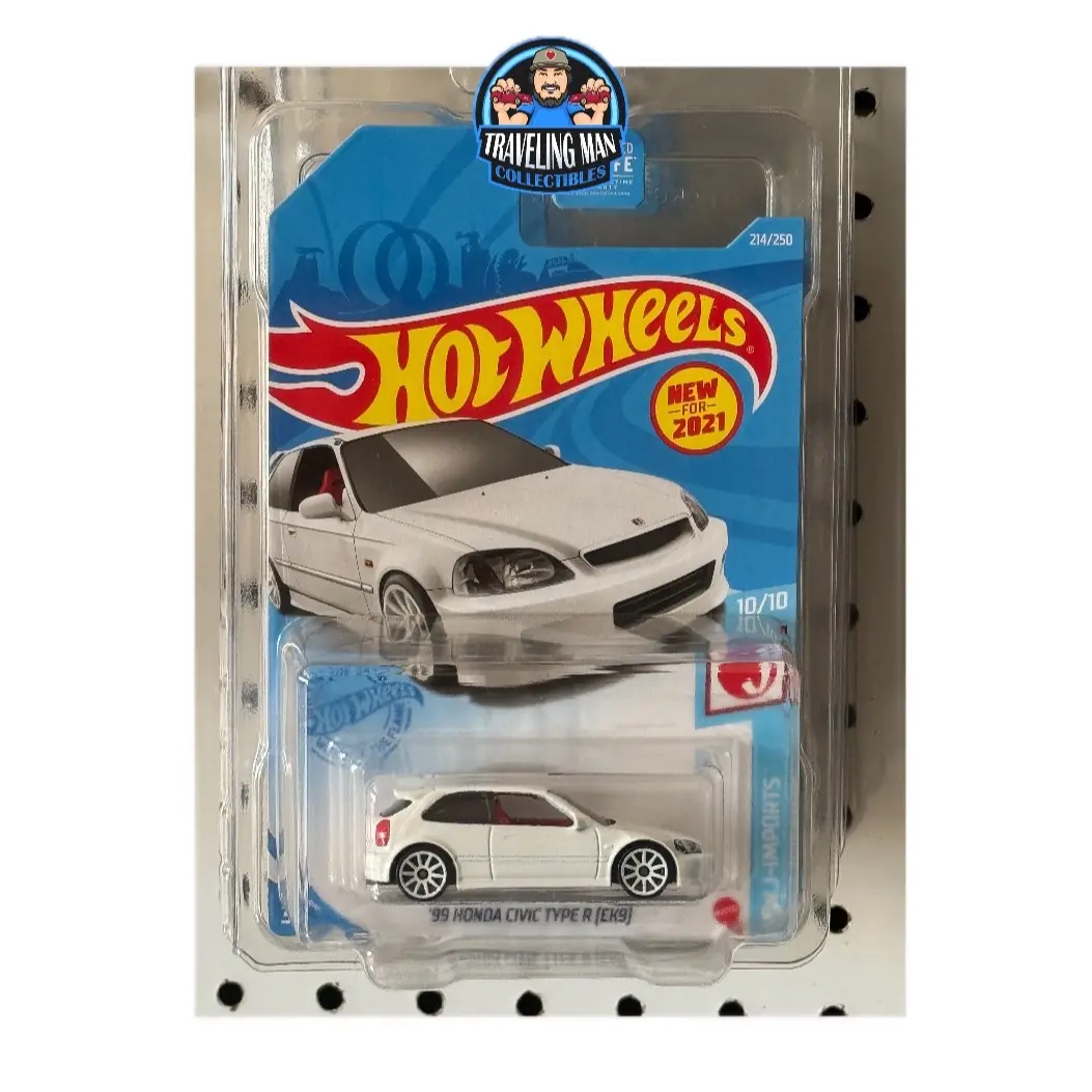 Hot Wheels 1:64 ‘99 Honda Civic Type R (EK9) HW J-Imports - Sterling Protector Included