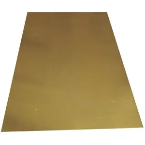 K & S Precision Metals 690693 0.005 x 4 x 10 in. Brass Sheet Metal