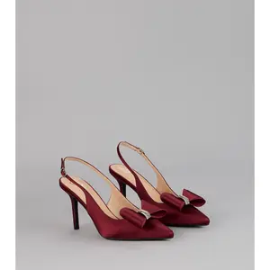 Sweet Step Bow Detail Slingback Pumps Sweet Step Bow Detail Slingback Pumps