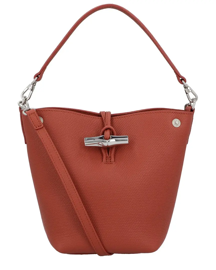 Longchamp Le Roseau XS Leather Bucket Bag