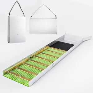 Gold Panning Kit &, 50" Sluice Box, Folding Aluminum Sluice Box with Miner's Moss – Lightweight Gold Prospecting Tool for Rivers, Creeks Dredging
