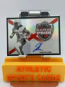 2022 Leaf Metal Drafts State Pride - Jahmyr Gibbs #SP-JG1 4/15