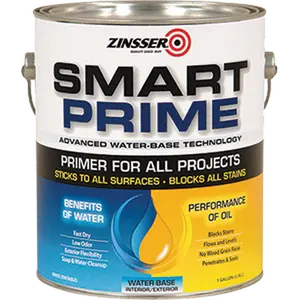 212 MAIN 1 Gal White Smart Prime Water-Based Universal Adhesive Primer - Stain-Blocking Formula, for Interior/Exterior Automotive & Motorcycle Paint Care