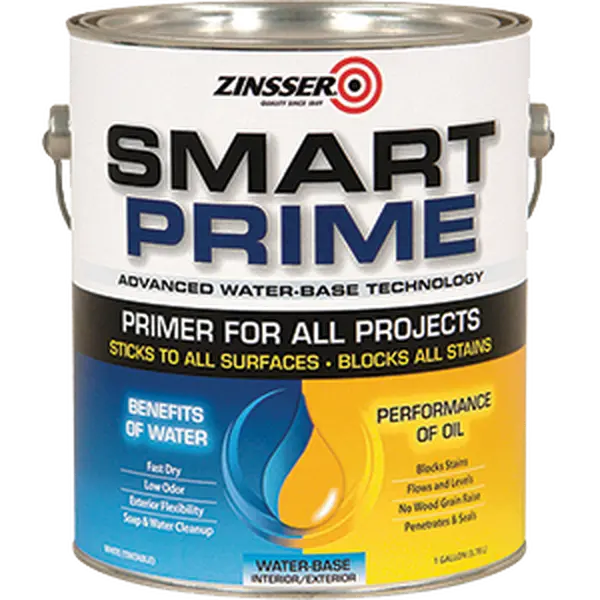212 MAIN 1 Gal White Smart Prime Water-Based Universal Adhesive Primer - Stain-Blocking Formula, for Interior/Exterior Automotive & Motorcycle Paint Care