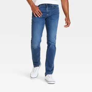 Men's Comfort Wear Slim Fit Jeans - Goodfellow & Co Indigo 40x32