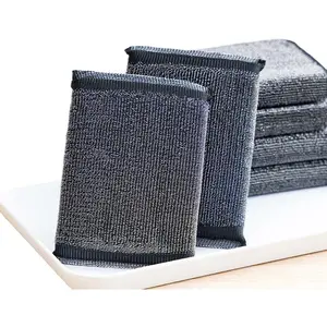 Stainless Steel  Sponges, 6-Pack, Heavy Duty, Non-Scratch, Kitchen and Multi-Surface Cleaning