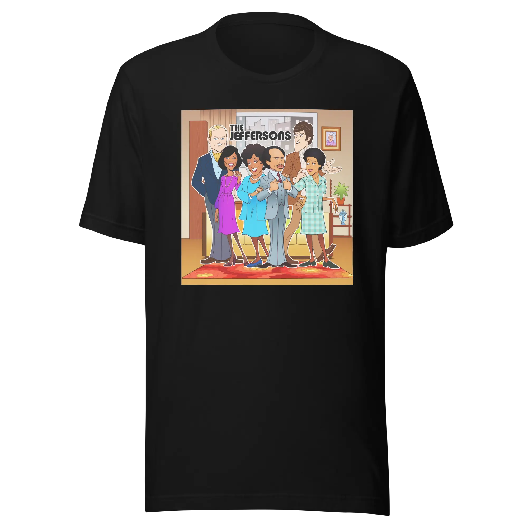 The Jeffersons T-shirt - 80's TV Sitcom Cast - Unisex Tee