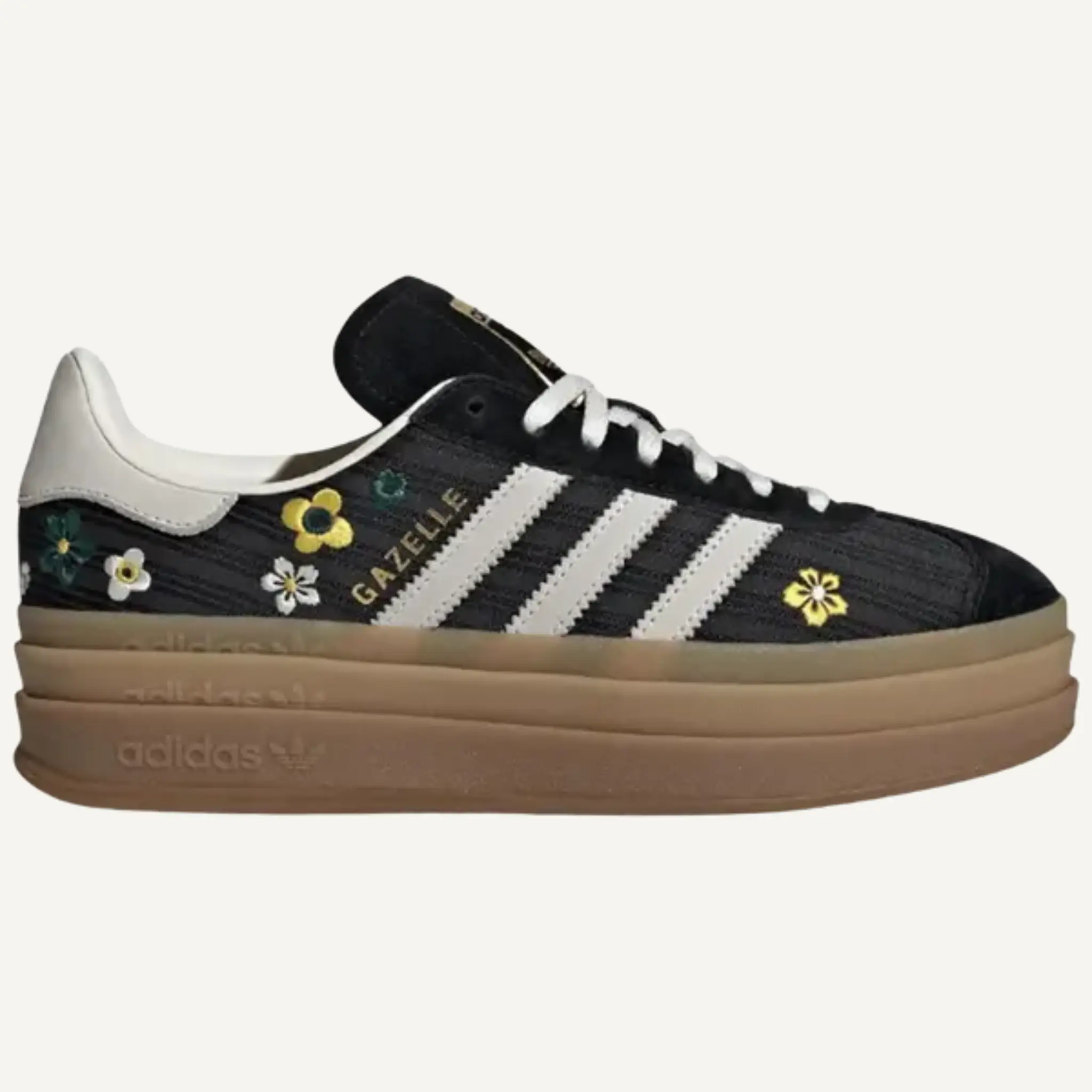 Adidas Originals x Liberty London Women's Black Floral Gazelle Bold, IH1922
