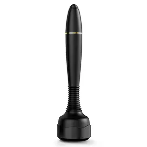 Derma Roller Stamp 0.25mm Microneedling Roller for Home Use for Men Women Black