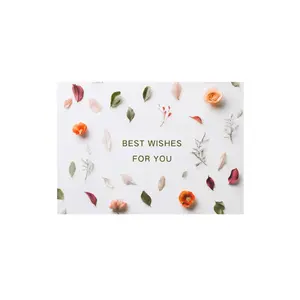 Business greeting card handwritten blessing message card gift decoration greeting card small card