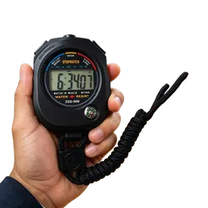 Digital Sports Stopwatch Timer, Waterproof Handheld Chronograph with Lanyard, Accurate Timing for Running, Swimming & Coaching