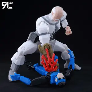 9L3D Printed Invincible Boy Lucky Dummy13 Conquer Invincible Mark Superheroes Anime Toy Action Figures Mannequin Model Ornaments