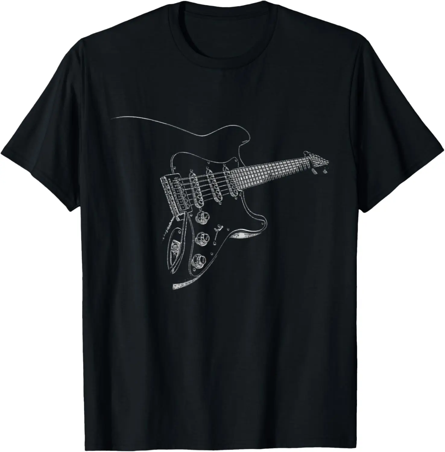Electric Guitar T-Shirt Cotton gift T