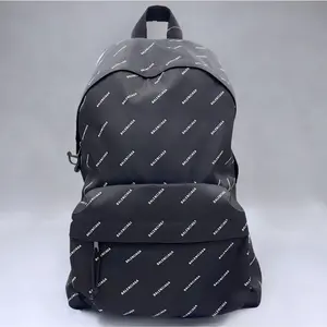 Pre-owned Balenciaga Nylon Backpacks M278 Logo Print Backpack $1699