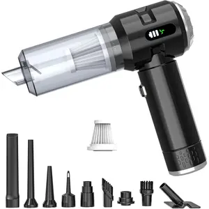 Handheld  Vacuum Cleaner, 25000PA  Cyclonic Suction Portable Mini Vacuum Cordless with Digital Display Lightweight Handheld for , , , Office, Kitchen()