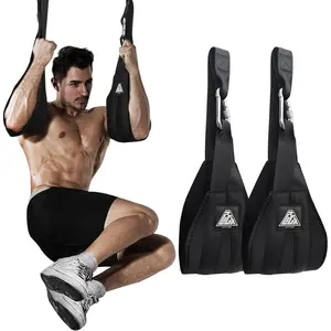 Ab Straps for Pull Up Bar: Hanging Abdominal Ab Sling Straps for Arm Pull up Workout Support for Training Knee and Leg Raises at Home & Gym
