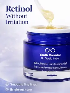 Youth Corridor RetinUltimate Transforming Gel - Non-Irritating Retinoid for Anti-Aging, Brightens Skin, Reduces Fine Lines- Retinol Serums Sensitive