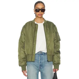 superdown Monica Bomber Jacket in Army