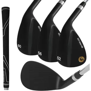 Full  Golf Wedge Set Right Hand - 52/56/60  Forged Sand Wedge, Lob Wedge & Gap Wedge for Men, CNC Milled for Max Spin & Control