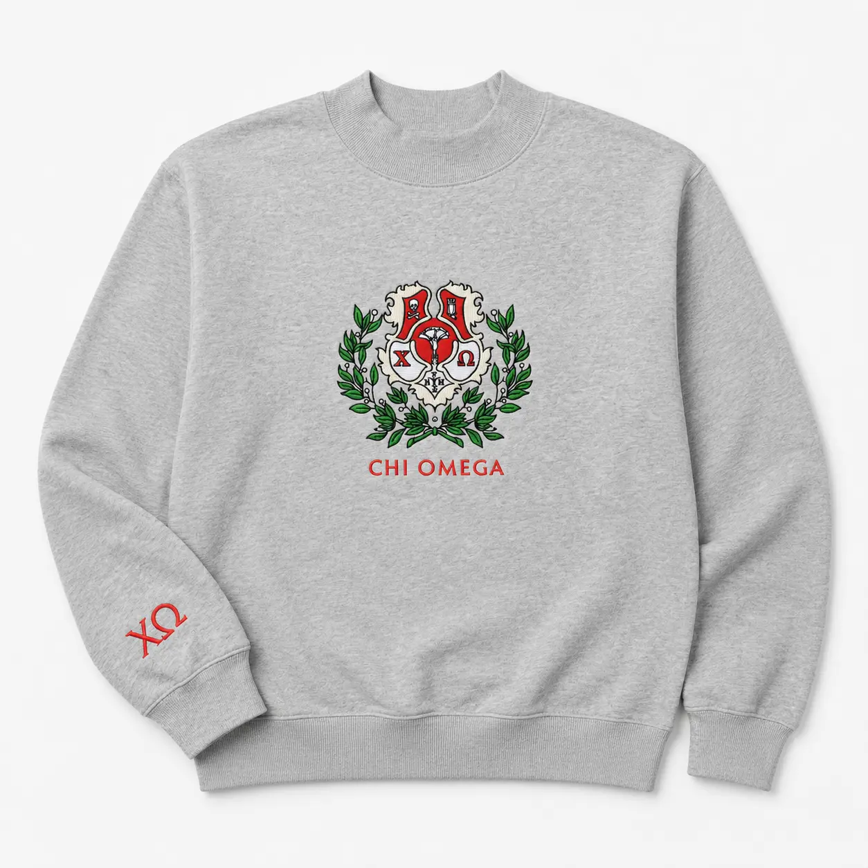 Embroidered Sorority Mocknecks