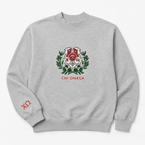 Embroidered Sorority Mocknecks