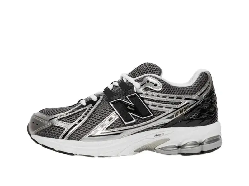 New Balance 1906R Mesh Breathable Silver Grey Black Sneakers, Youth-Women’s Daily Casual Lifestyle Gym Walking Fashion Footwear, Mesh Breathable Sneakers, Low Top Sneakers, Training Sneakers