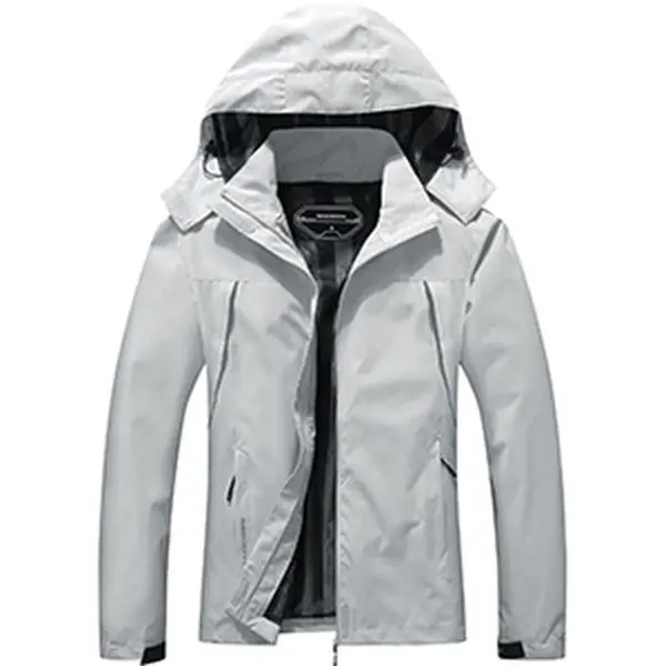 MOERDENG Women's Waterproof Rain Jacket Outdoor Lightweight Softshell Raincoat for Hiking Travel