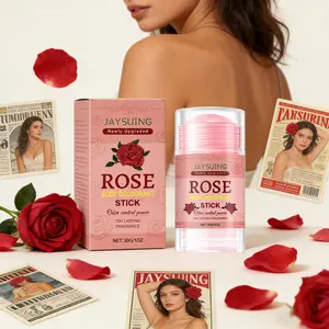 Rose Scented Refreshing Body Stick, True Fresh Fragrance, Portable Sweat Cooling Rod, Clean and Cool Body Care