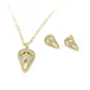 Ghost Face Necklace for Women - perfect for Halloween