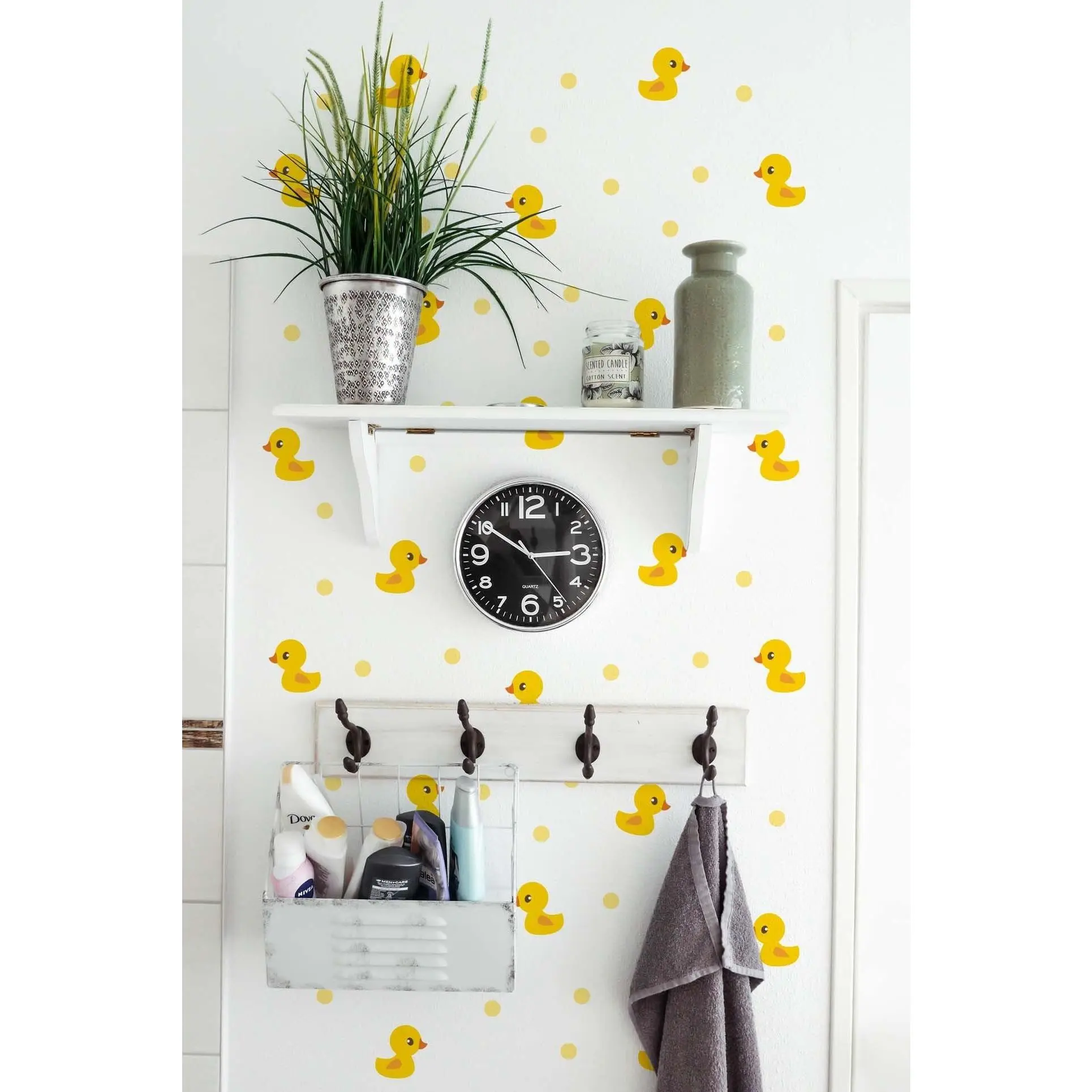 Duck Wall Decals Fabric Vinyl Stickers, LF52