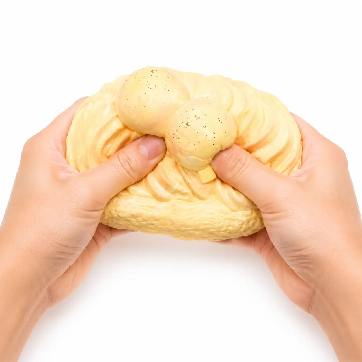 Handmade Silicone Cream Paste Soy Milk Roll Squishy - 325g Soft Squeeze Stress Relief Toy, Sensory Stress Reliever Fidget for Boys and Girls, Anytime Kids' Desk Gift