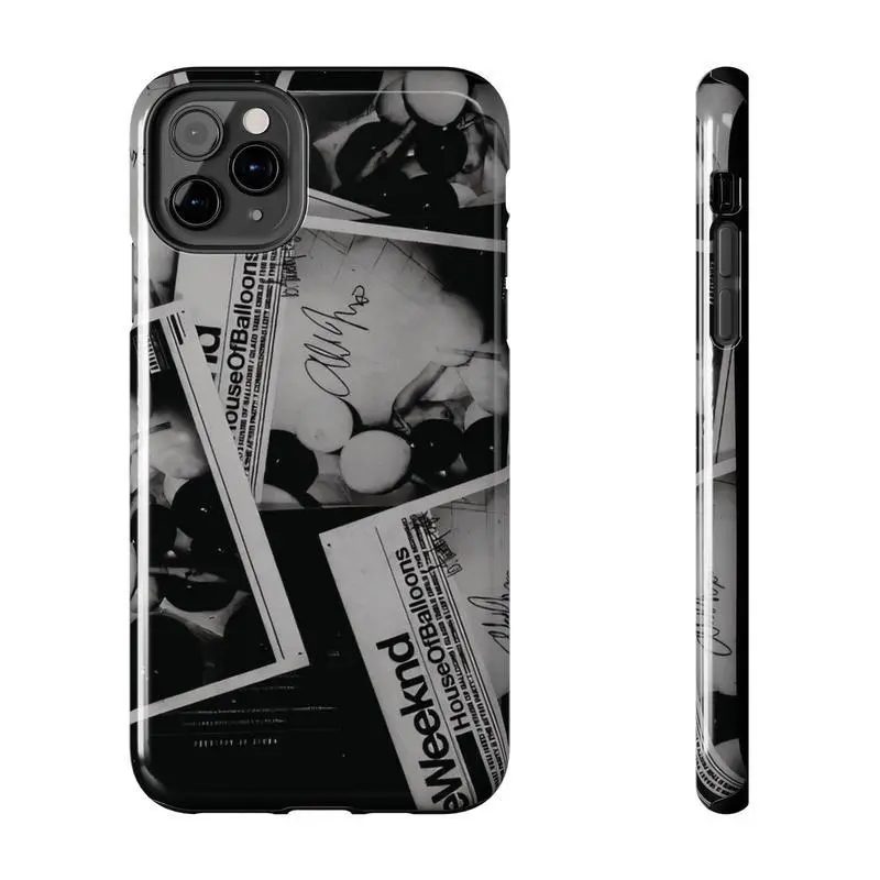 XO “House of Balloons” Inspired Phone Case, Edgy Aesthetic Fan Merch, Tough Shockproof Protective Cover, Compatible with iPhone 11-17 Pro Max/Plus and Samsung Galaxy S23-25, Unique Gift