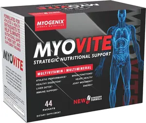 Myogenix Myovite Multivitamin Multimineral 44 Packets Per Container Supplement Fitness