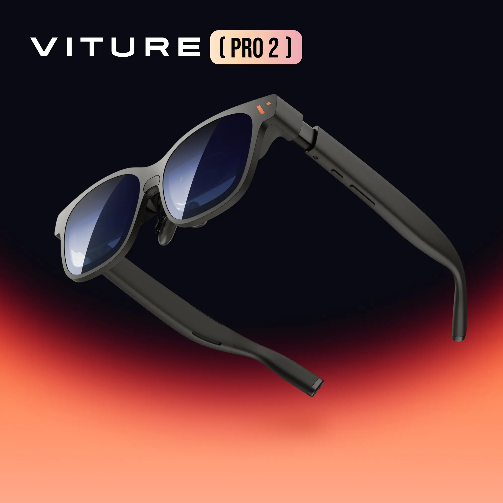 VITURE Pro 2 XR/AR Glasses: UltraClarity 3.0 — Sharpest. Brightest. Lightest. 146" 50° FOV, 1600 nits Sony Micro-OLED, 63g, Built-in Diopter 0 to -5.00D, SGS Eye Care Certified, for iPhone, Android, Mac, PC, Steam Deck tiktokshopbacktoschool