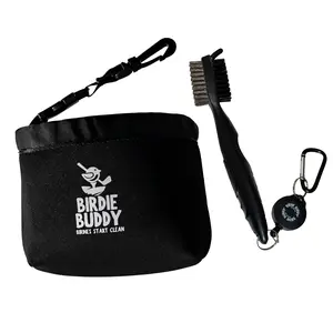Birdie Buddy - The Ultimate Golf Club Cleaning System with Premium Silicone Interior & 3-in-1 Brush for Effortless Cleaning and Storage