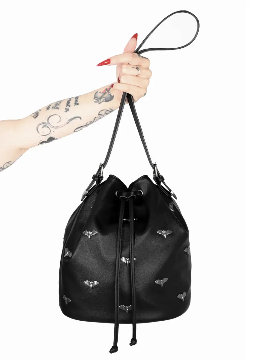 Bat Studded Bucket Bag FOXBLOOD RESTOCKED! - FAN FAVORITE!