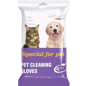 PET Cleaning  Deodorizing Bathing Wipes ForDogs And Cats, Nourish Fur Coconut OilGrooming Wipes For Dogs, Pet Cleaning GlovesWipes For Daily Care And Traveling.Hypoallergenic