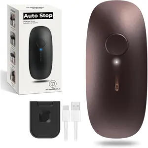 Ultrablade PRO Auto Stop USB Rechargeable Can Opener for Kitchen for Seniors with , Long  Life, Handfree One Touch, Side Cut for Smooth Edge, Wall Mounted Small Size, Brown