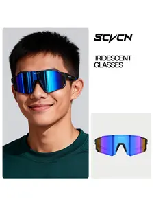 1pc SCVCN Cycling Glasses MTB Road Bike Glasses Bicycle Glasses Protection Light Unisex Bike Sports Equipment