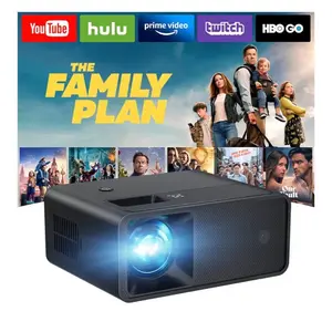 Mini Projector, Upgraded Full HD 1080P Support Video Projector, Portable Small Movie Projector, Compatible with iOS/Android/Windows/TV Stick/Box/USB/HDMI