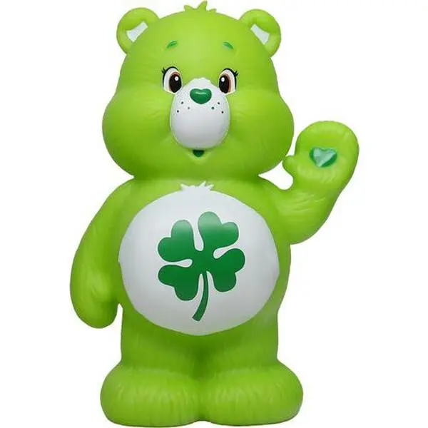 Monogram Care Bears Good Luck Bear Figural Plastic Bank - Collectible Decor, Room Decor, Ideal Gifts for Collectibles Enthusiasts