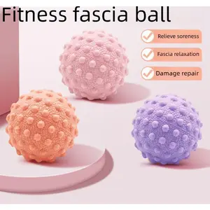 Spiky Massage Ball for Deep Tissue Trigger Point Therapy, Portable 5cm Fascia Ball for Muscle Relief, Yoga Fitness Foot Neck Back Shoulder Massager, Ideal for Plantar Fasciitis & Sensory Training