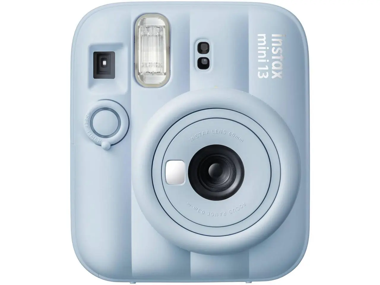 Fujifilm Instax Mini 13, Instant Film Camera w/ Self-timer, Frost Blue