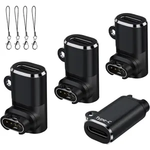 USB-C Charger Cable Adapter for Garmin Smartwatch 4Pack,Type C Garmin Charging Data Cord for Anker Vivoactive 6 5,Fenix 8 7 6,Venu 4 3 SQ X1,Forerunner 55 165 570 965 265 255,Approach Golf,Epix Pro 2