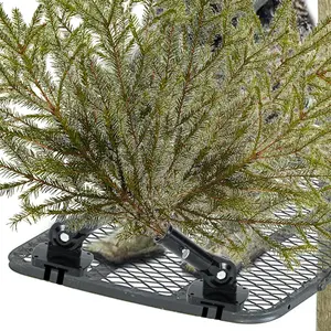 2 Pack Metal Hunting Tree Stand Branch Holders, Adjustable Branch Brackets Deer Stand Hunting Blind Accessories, Waterproof Tree Branches Support Holder  Treestand Platm, Easy to Use