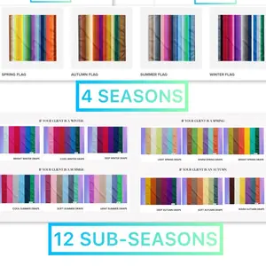 Color Analysis Drapes by Season and Subseason