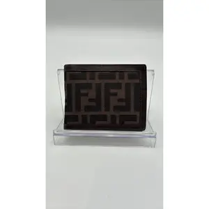 Pre-owned Leather Luxury Bags & Accessories Fendi Zucca Bi fold Wallet Date Code: 225130798009. Entrupy ID: X4JQ7MB.